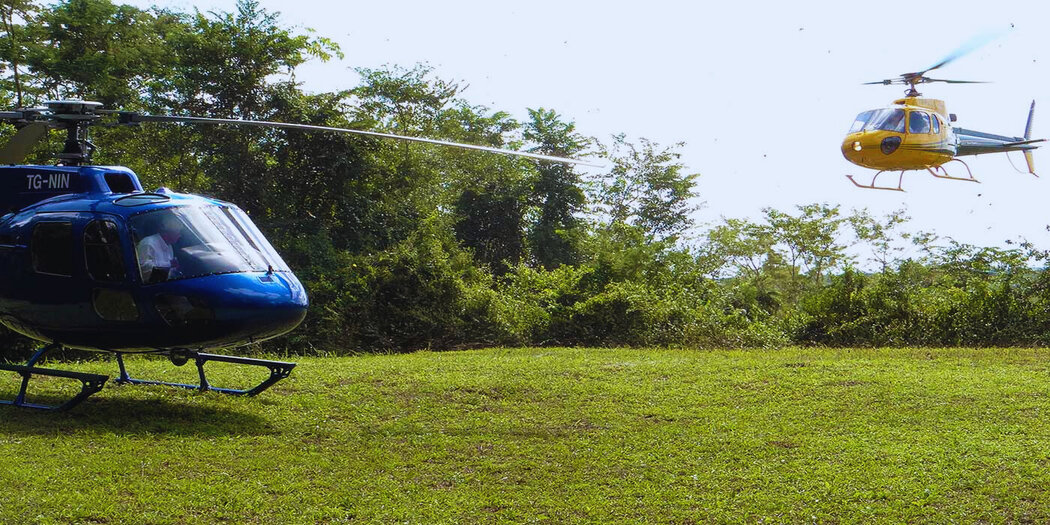 Helipuerto de la estacion biologica Las Guacamayas 